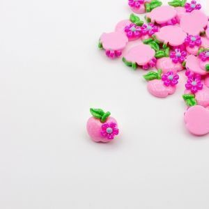 Кабошоны акриловые яблоко, 20 мм