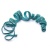 Бархатная лента с люрексом 10 мм, цвет бирюзовый Бархатная лента с люрексом 10 мм, цвет бирюзовый