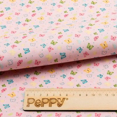 Ткани для пэчворка PEPPY НИ-05, бабочки розовый