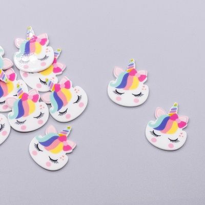 Кабошон-фигурка единорог-7, 35 мм