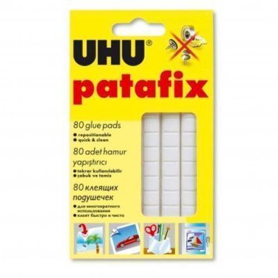 Клеящие подушечки UHU Tac Patafix для временного крепления, цвет белый