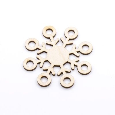 Заготовки для декорирования  "Снежинка" фанера 8 x 8 см №3